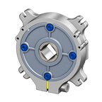 Timmer Rolladen 16x16 Vierkant Timmer Abrollsicherung TA 0-RD/XS (gelb) 95 Nm Drehmoment Fangmoment 545 Nm