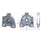 Timmer Rolladen Timmer Abrollsicherung TA0-RD/ZS 145 Nm Drehmoment Fangmoment 624 Nm