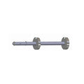 Timmer Rolladen Timmer Adapter für Tuchwelle Ø 92,1 mm auf 1" Kunststoffringe mit Doppelnut