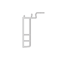 VEKA Fenster Veka Alu Fensterbankanschlussprofil Sohlbankprofil 49/12,4 mm 104.525