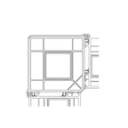 VEKA Fenster Veka Eckkopplung 90° 87 x 87mm 116.229