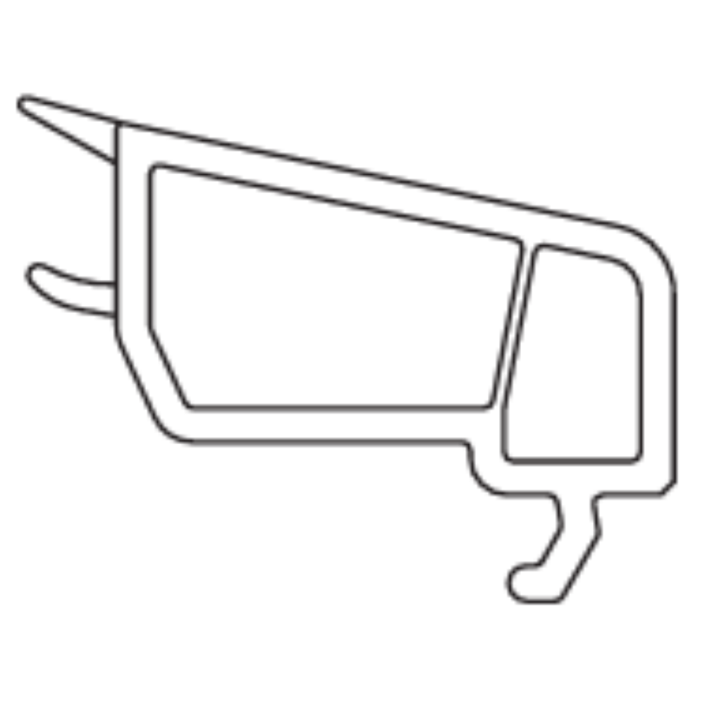 VEKA Fenster Veka PVC Glasleiste 107.212