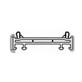 VEKA Fenster Weiss (ähnlich RAL9016) / 100cm Veka Blendrahmen Verbreiterung 70/15 114.200