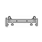 VEKA Fenster Weiss (ähnlich RAL9016) / 100cm Veka Blendrahmen Verbreiterung 70/15 114.200