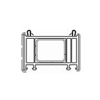 VEKA Fenster Weiss (ähnlich RAL9016) / 100cm Veka Blendrahmen Verbreiterung 70/45 114.202