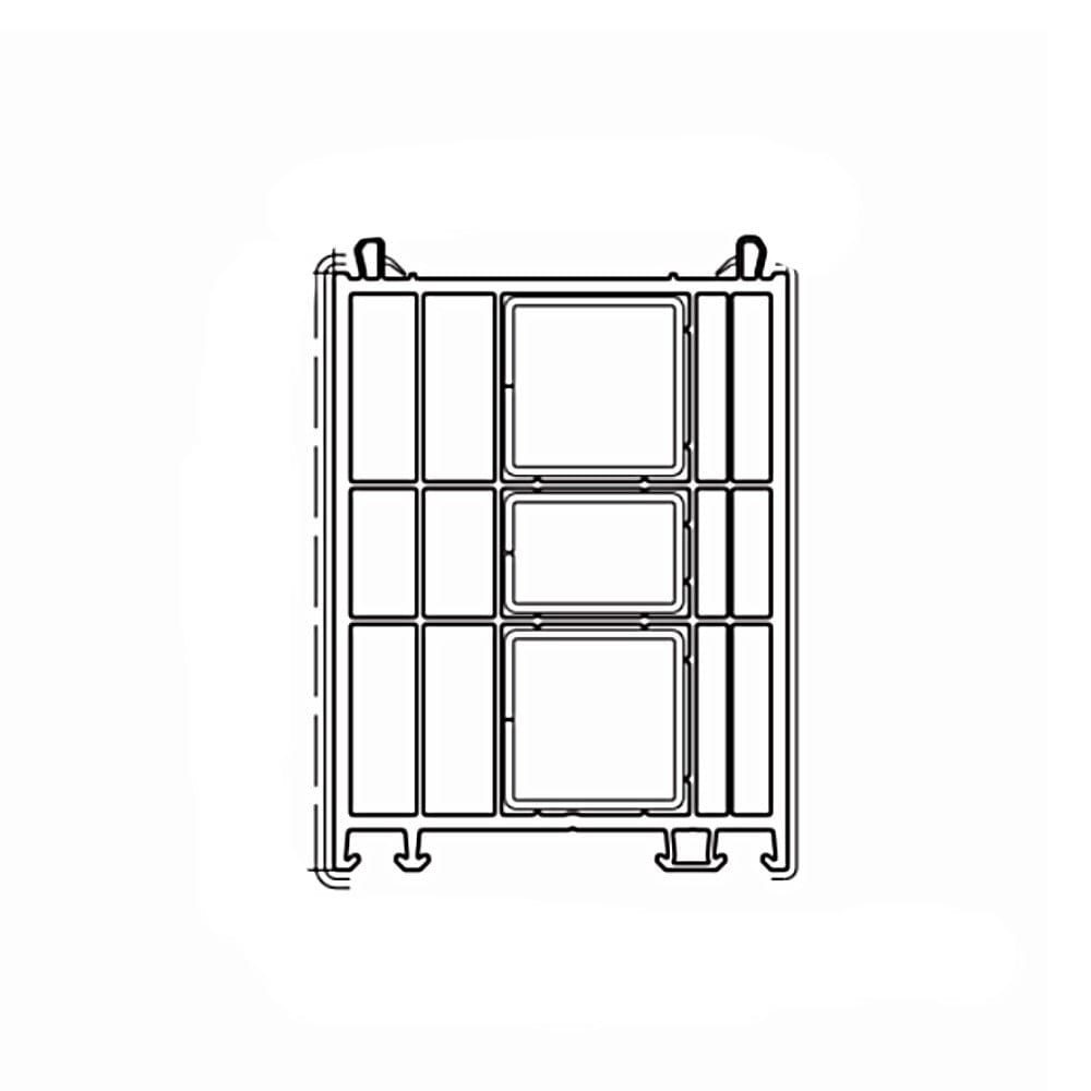 VEKA Fenster Weiss (ähnlich RAL9016) / 100cm Veka Blendrahmen Verbreiterung 76/100 114.055