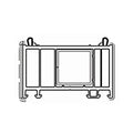 VEKA Fenster Weiss (ähnlich RAL9016) / 100cm Veka Blendrahmen Verbreiterung 76/45 114.054