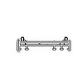 VEKA Fenster Weiss (ähnlich RAL9016) / 100cm Veka Blendrahmen Verbreiterung 82/15 114.040