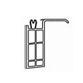 VEKA Fenster Weiss (ähnlich RAL9016) / 100cm Veka Fensterbankanschlussprofil Sohlbankprofil 45/19 mm 110.066
