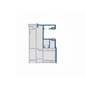 VEKA Rolladen 100cm VEKA ALU Führungsschiene 81,1/40,8 108.244