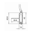 VEKA Rolladen VEKA ALU Winkelendschiene 14/43 251.022