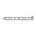 VEKA Rolladen Weiss / 50cm VEKA PVC Untere Blende 15/125 119.261