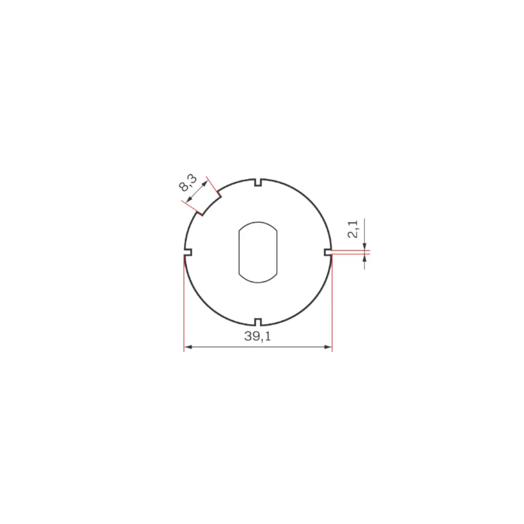 Yooda Rolladen Yooda Adapter und Mitnehmer für Rindwelle Ø40 für Antriebe 35 Serie (A TYP)