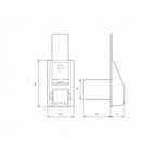 Yooda Rolladen Yooda Gurtführung 14mm Weiss 022500A