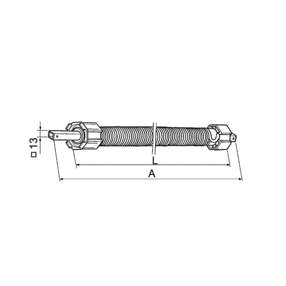 Aluprof Federwelle SW70 22kg