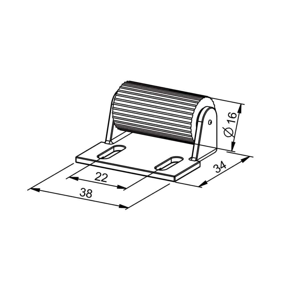 Eckermann Abdruckrolle 21mm