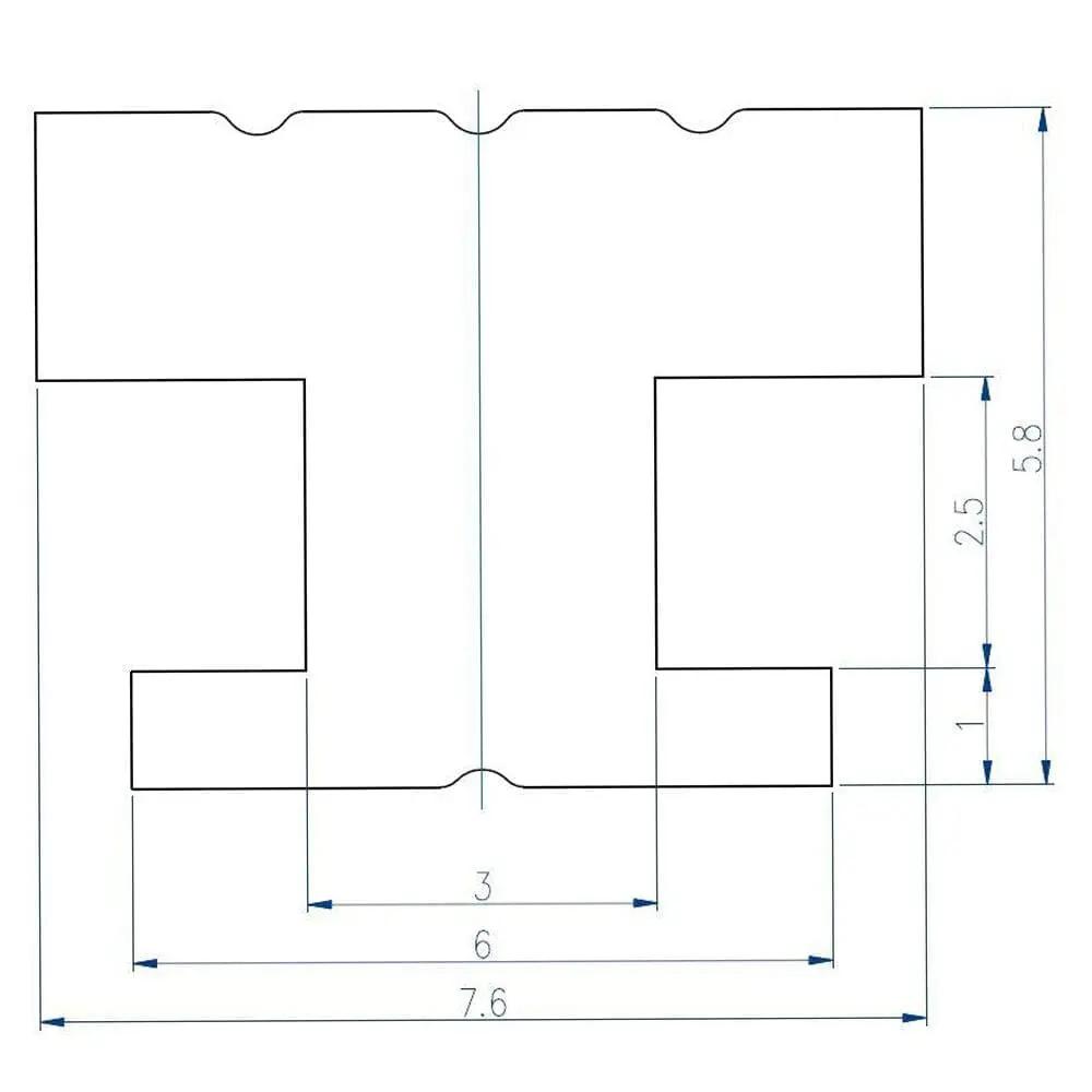Aluprof Insektenschutz Aluprof Teleskopischer Magneteinsatz 7,6x5,8mm