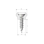 Aluprof Rolladen Aluprof Nippel-Schrauben 13mm