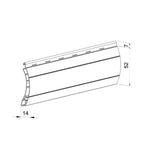 Aluprof Rolladen Aluprof PVC Rolladenpanzer perforiert PT52