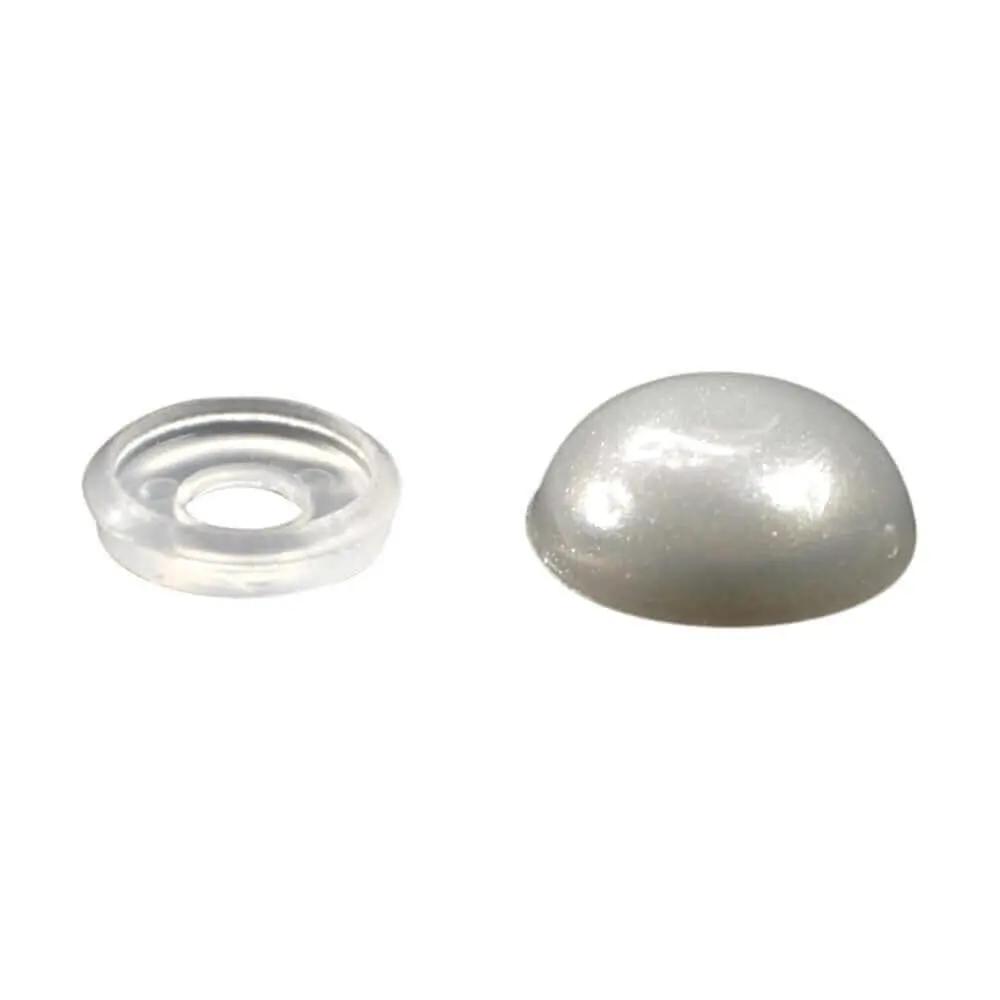 Aluprof Rolladen Silber Aluprof Abdeckkappe mit PVC Unterlegscheibe für Rolladenkasten Set