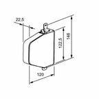 Aluprof Rolladen Universal Gurt und Schnurwickler 4,5mm Schnur und 14mm Gurt