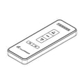 Aluprof Rolladen Weiss Aluprof Handsender AC140-06C 6-Kanal