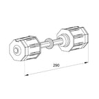 Aluprof Rolltor Aluprof PVC Kapsel SW60 mit gemeinsamen Antrieb
