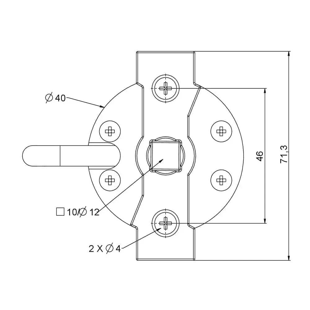 Eckermann Rolladen Eckermann Rolladenmotor Ø45 10/15 10Nm