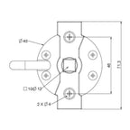 Eckermann Rolladen Eckermann Rolladenmotor Ø45 30/15 30Nm