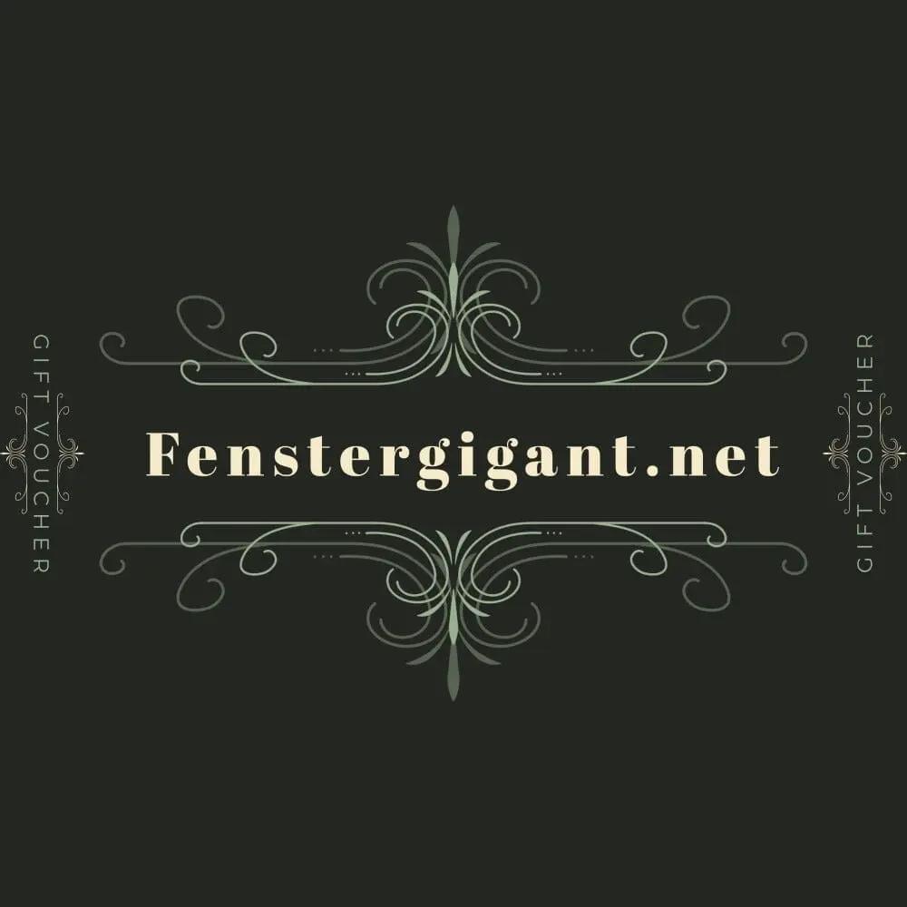 Fenstergigant Geschenkgutscheine 5,00 € Fenstergigant Geschenkgutschein