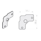 Portos Rolladen Portos Insektenschutzhalterung M-RZ-060 Set