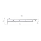 Portos Rolladen Portos PVC Adapterprofil für Fensterprofile RN1