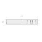 Portos Rolladen Portos Rolladenkasten Seitenhalterung 390mm NPT-150