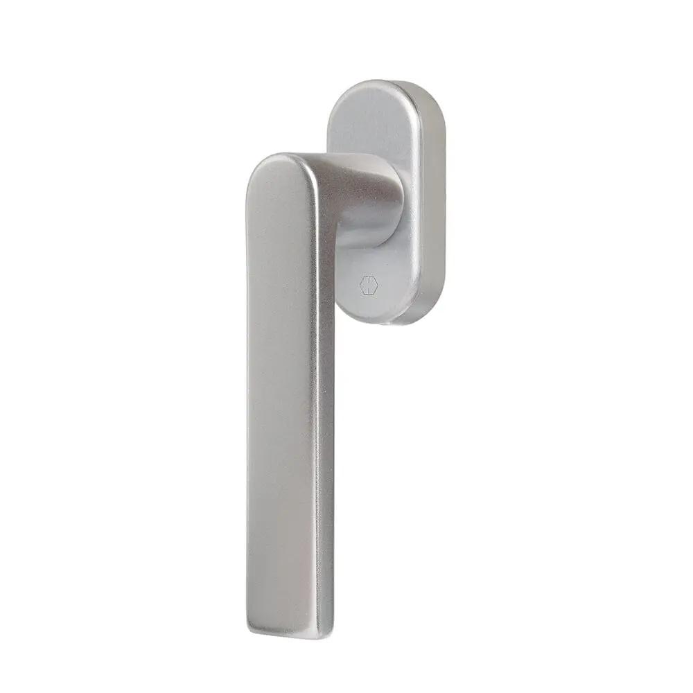 Rehau Fenster Rehau Fenstergriff Linea mit Secustik Silber