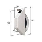 Selve Rolladen Selve Mini Halbeinlass Gurtwickler für 15mm Gurt 081401
