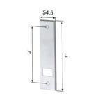 Selve Rollladen Selve Deckplatte für Gurtwickler aus Kunststoff 186,5/221mm 110610