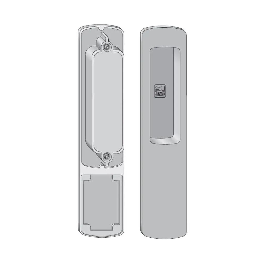 Siegenia Fenster Siegenia Griffmuschel HS 300 Außen EV1 Silber 525010
